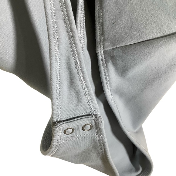 Abercrombie & Fitch Bodysuit Soft AF Light Blue Seamless - Picture 4 of 8